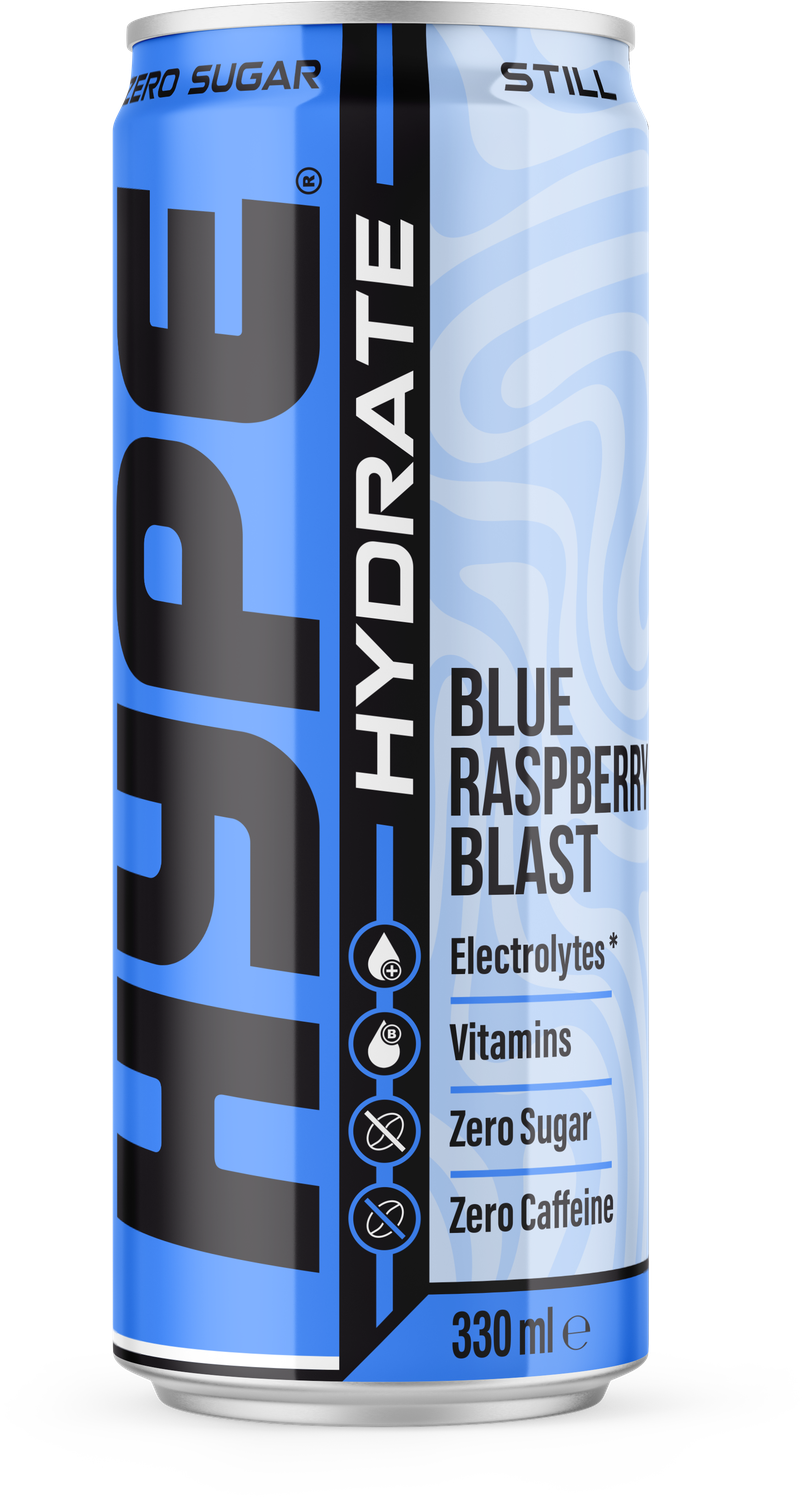 HYDRATE BLUE RASPBERRY BLAST (24 cans)